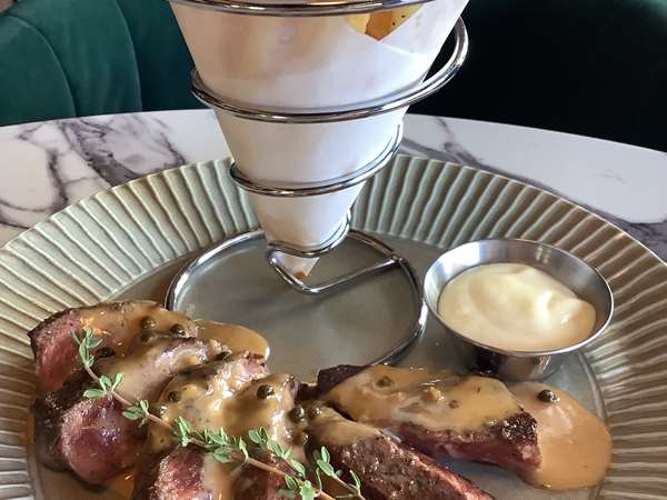 Steak frites at Bistro Colette. 