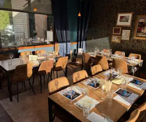 Private event space at Flights wine bar. 